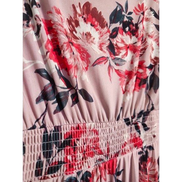 strapless open back dress Red Flutter Sleeve Dress With Linen – Ro&Zo main image 1
